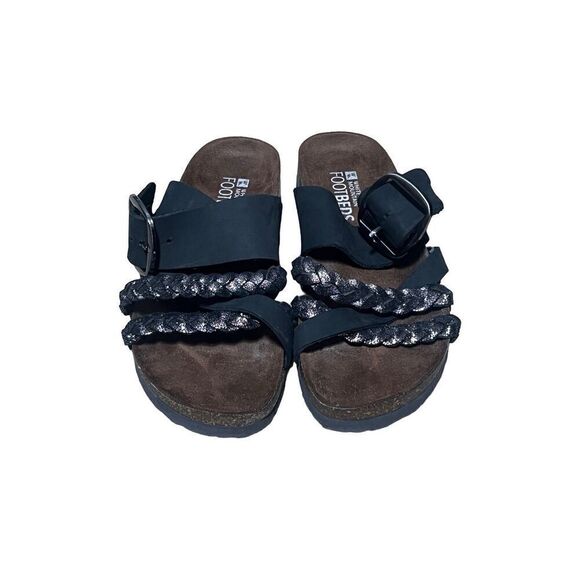 5/$25 White Mountain Footbeds Cork Slip On Sandals Sz 6M - Picture 1 of 3